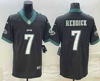Men's Philadelphia Eagles #7 Haason Reddick Black Vapor Untouchable Limited Jersey
